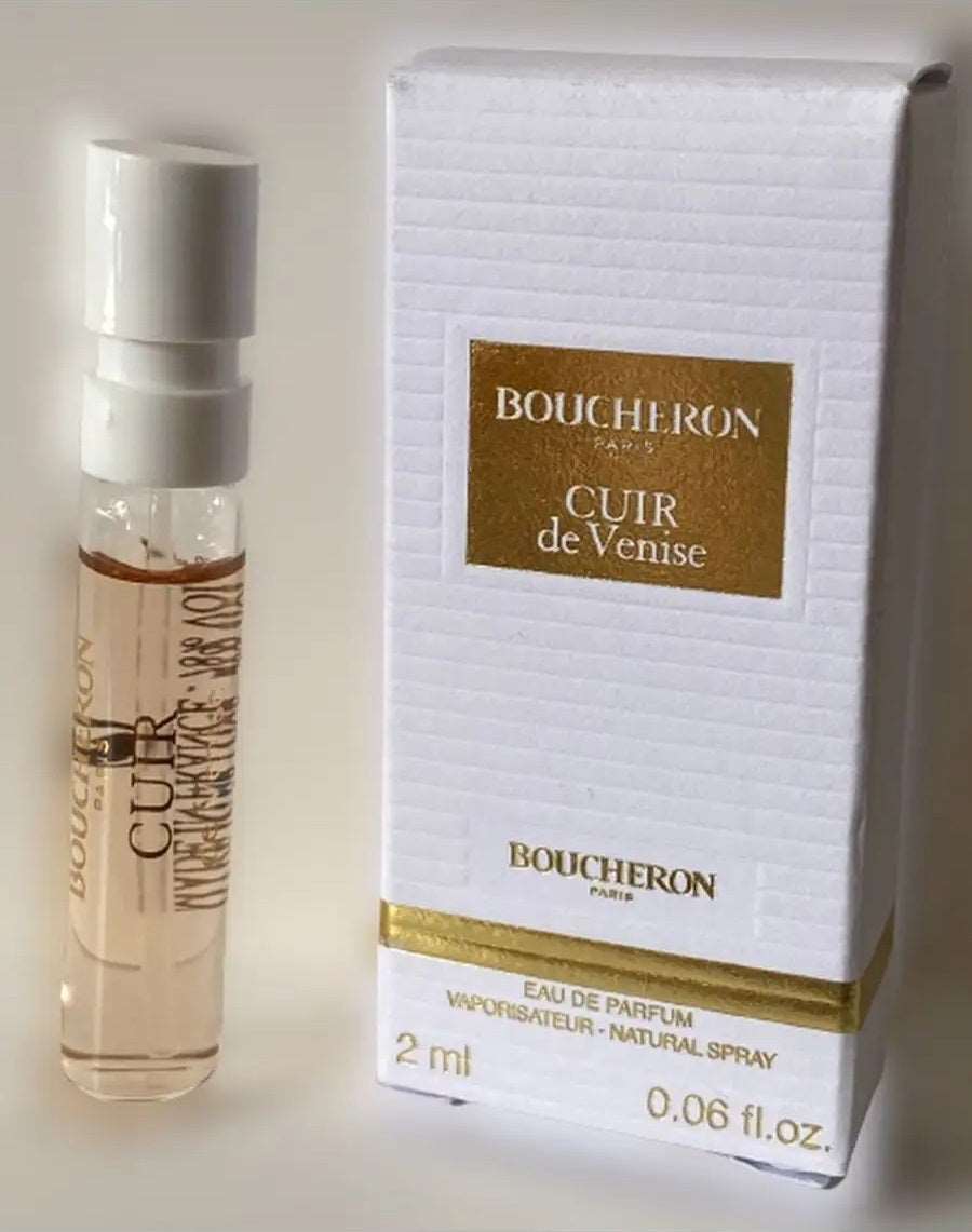 Boucheron Cuir de Venise 2ml 0,06 fl. oz. mostre oficiale de parfum, Boucheron Cuir de Venise 2ml 0,06 fl. oz. mostre oficiale de parfum