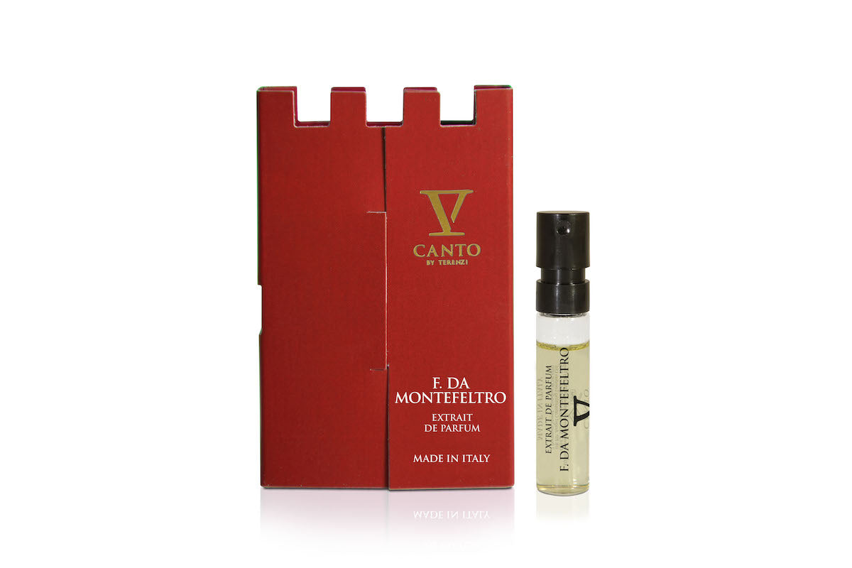 F. da Montefeltro de V Canto 1,5 ml mostre oficial de parfum