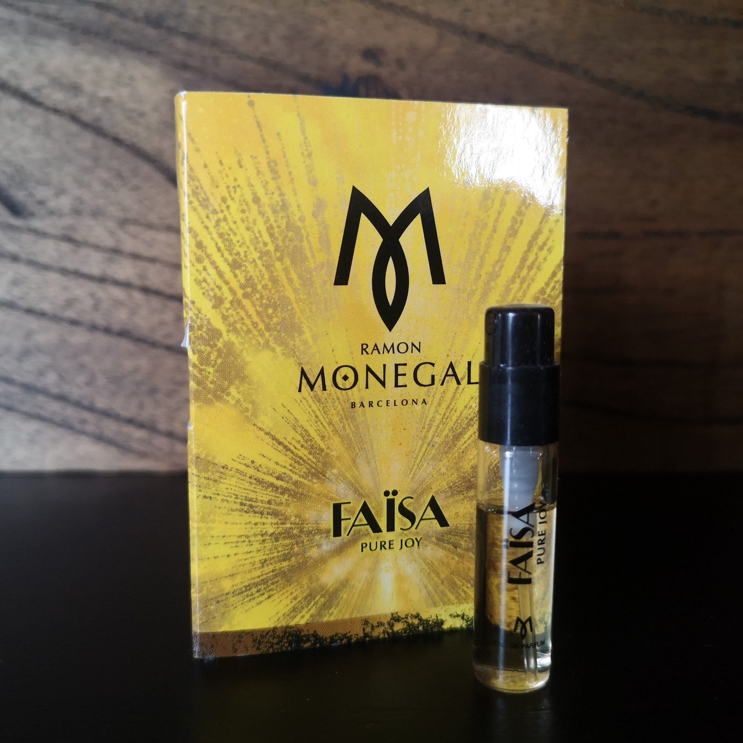 Ramon Monegal Faisa Pure Joy probă oficială de parfum 2ml 0.06 fl.o.z. tester de parfumuri