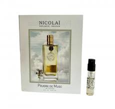mostre oficiale de parfum ale parfumului Nicolai Poudre de Musc 1,8 ml 0,07 oz.