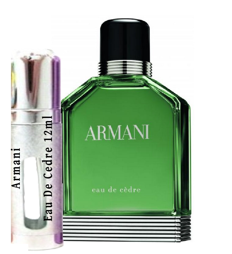 Armani Eau De Cedre samples 12ml