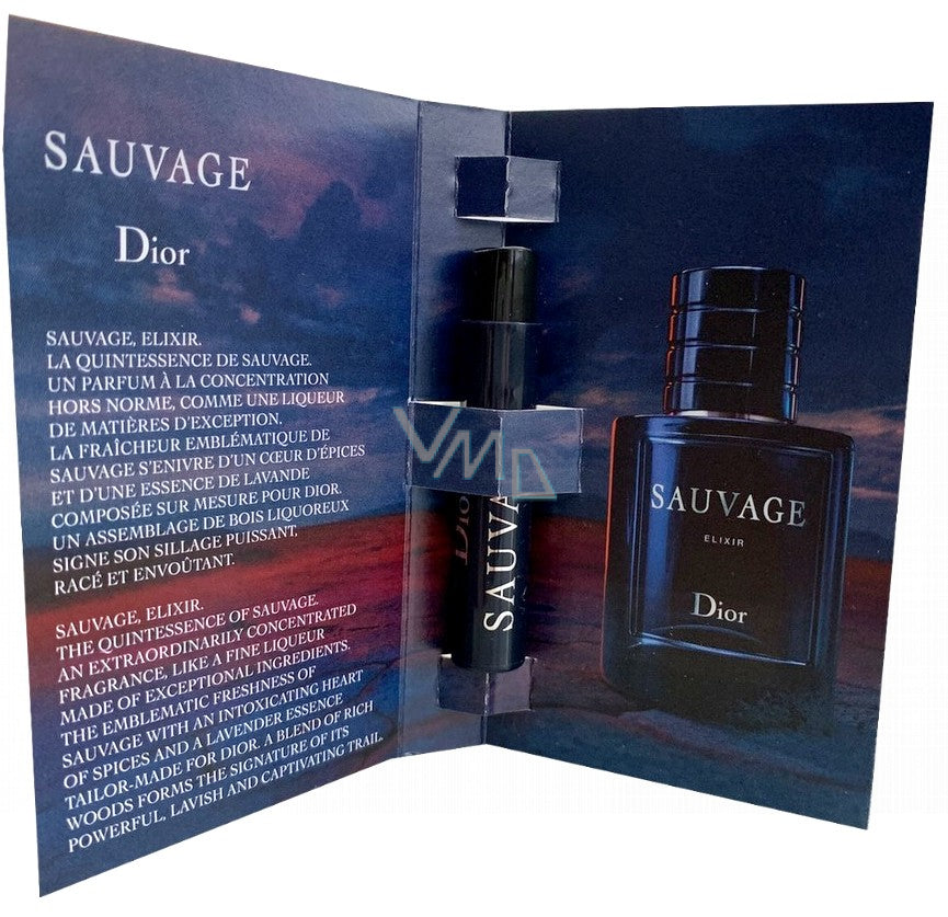 Christian Dior Sauvage Elixir 1ml 0,03 fl. oz. mostre oficiale de parfum