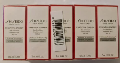 Cremă de zi Shiseido Essential Energy SPF 20 Mini probă 5ML 0,17 oz.