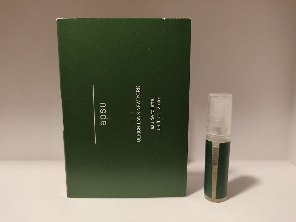 Ulrich Lang Apsu 2ml 0.06 fl. oz. mostre oficiale de parfum, tester de parfumuri