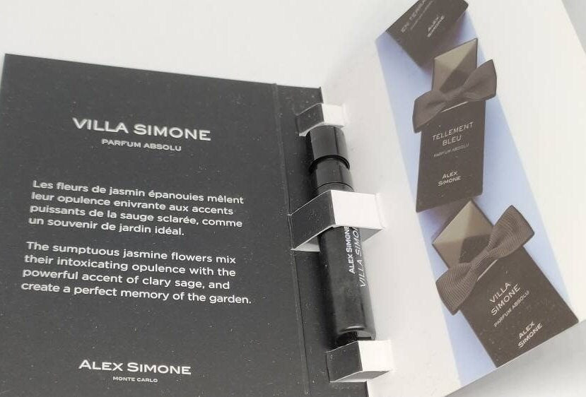 Alex Simone Villa Simone Parfum Absolu 1,2 ml 0,04 fl. oz. mostre oficiale de parfum