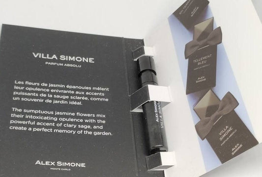 Alex Simone Villa Simone Parfum Absolu 1,2 ml 0,04 fl. oz. mostre oficiale de parfum