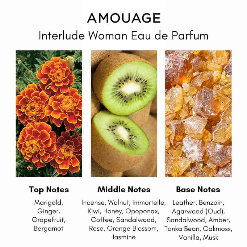 Amouage Interlude Woman 2ml 0.06 oz mostră oficială de parfum, tester de parfumuri
