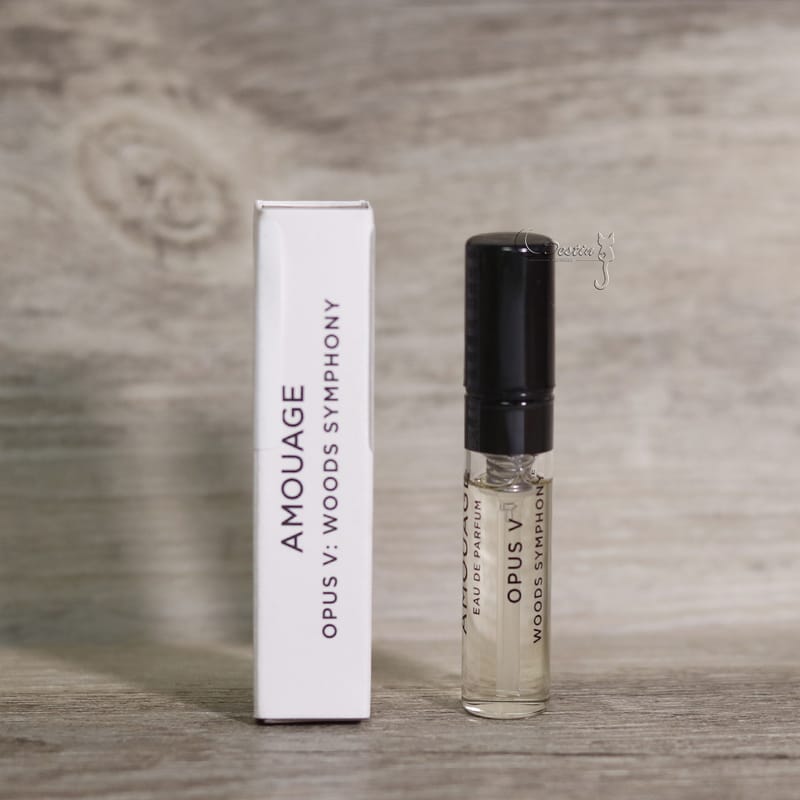 Amouage OPUS V Woods Symphony mostră de parfum 2ml 0.06 oz, tester oficial de parfumuri