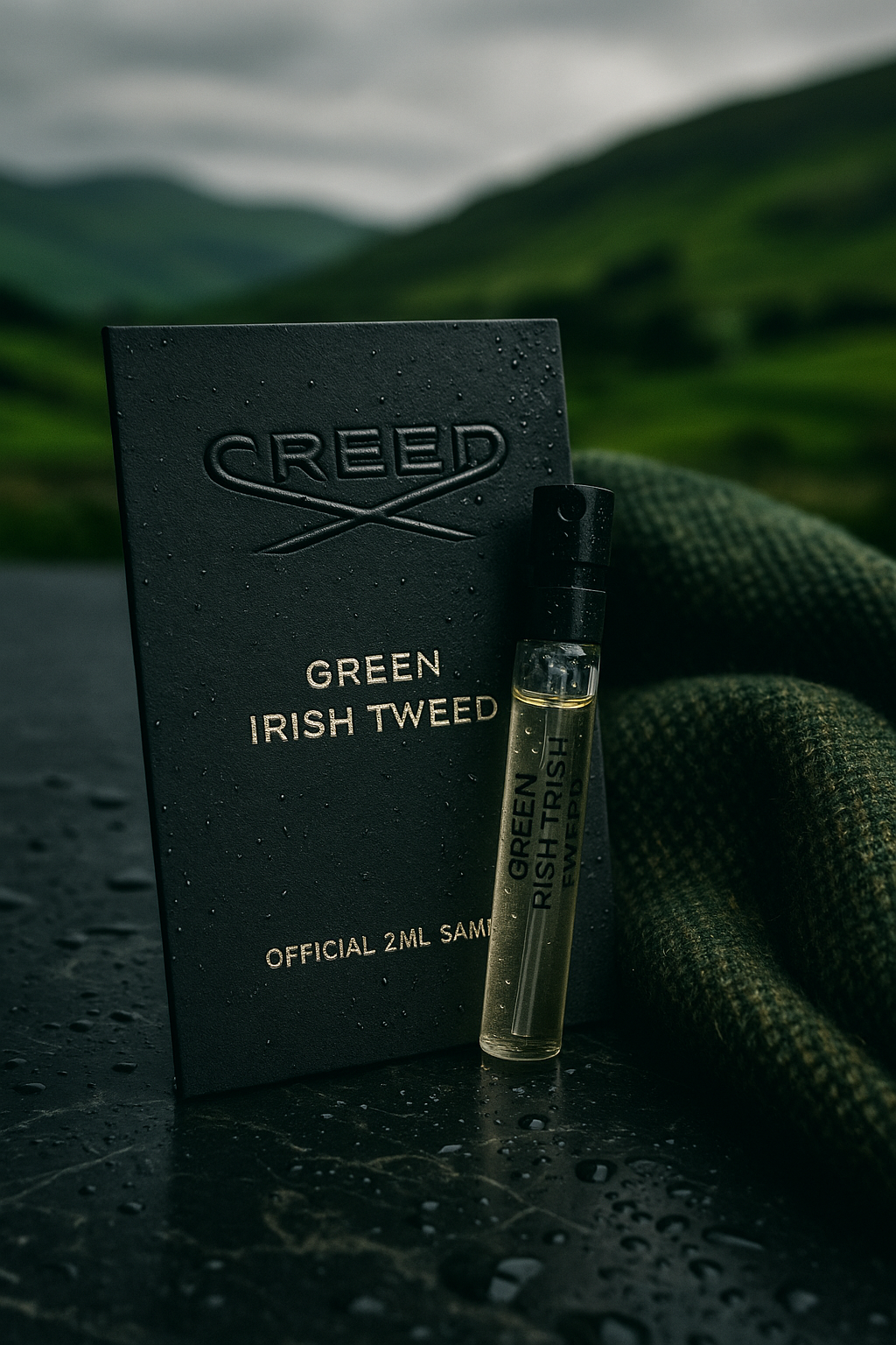 Creed Green Irish Tweed edp 2.0ml 0,08 fl. oz. mostre oficială de parfum, tester de parfum