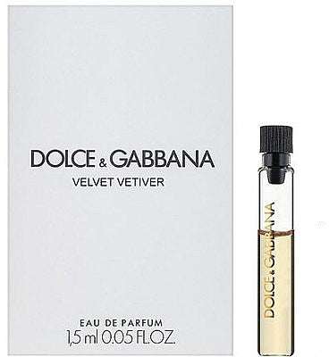 Dolce & Gabbana VELVET Vetiver 1,5 ML mostre oficiale de parfum