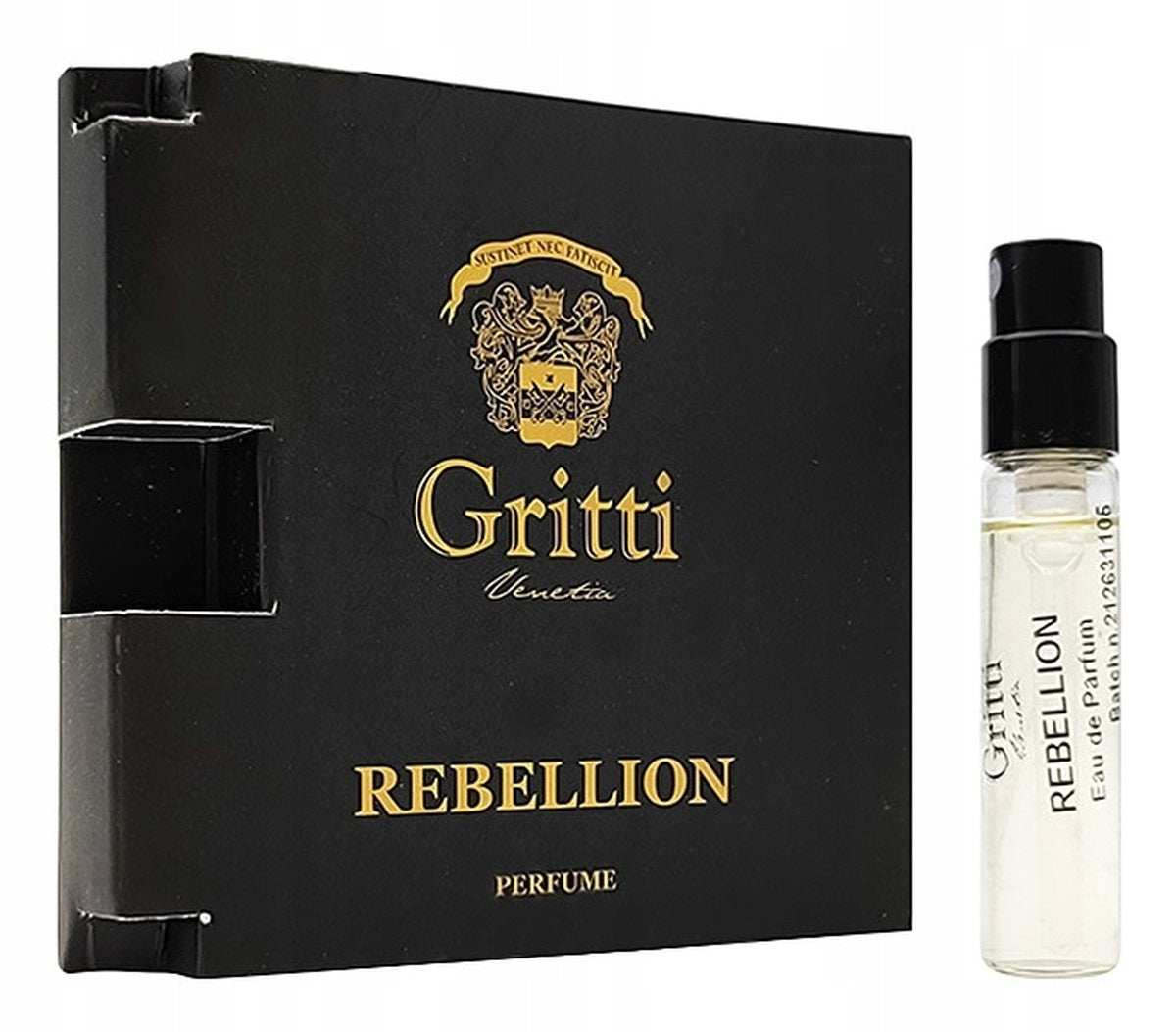 Mostra oficială a parfumului Gritti Rebellion 2ml 0,06 fl. oz. fotografie produs