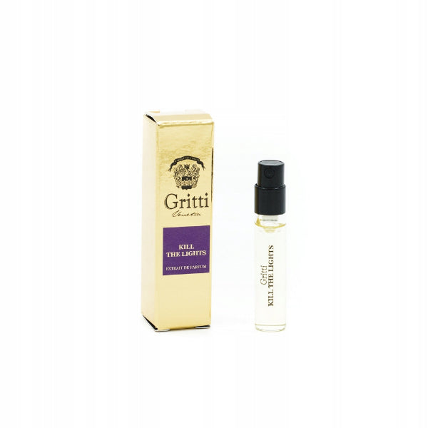 imagine cu mostra oficială de parfum Gritti Kill the Lights 2ml 0,06 fl. oz.