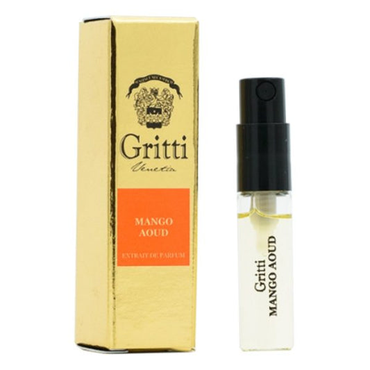 imagine cu proba oficială de parfum Gritti Mango Aoud 2ml 0,06 fl. oz.