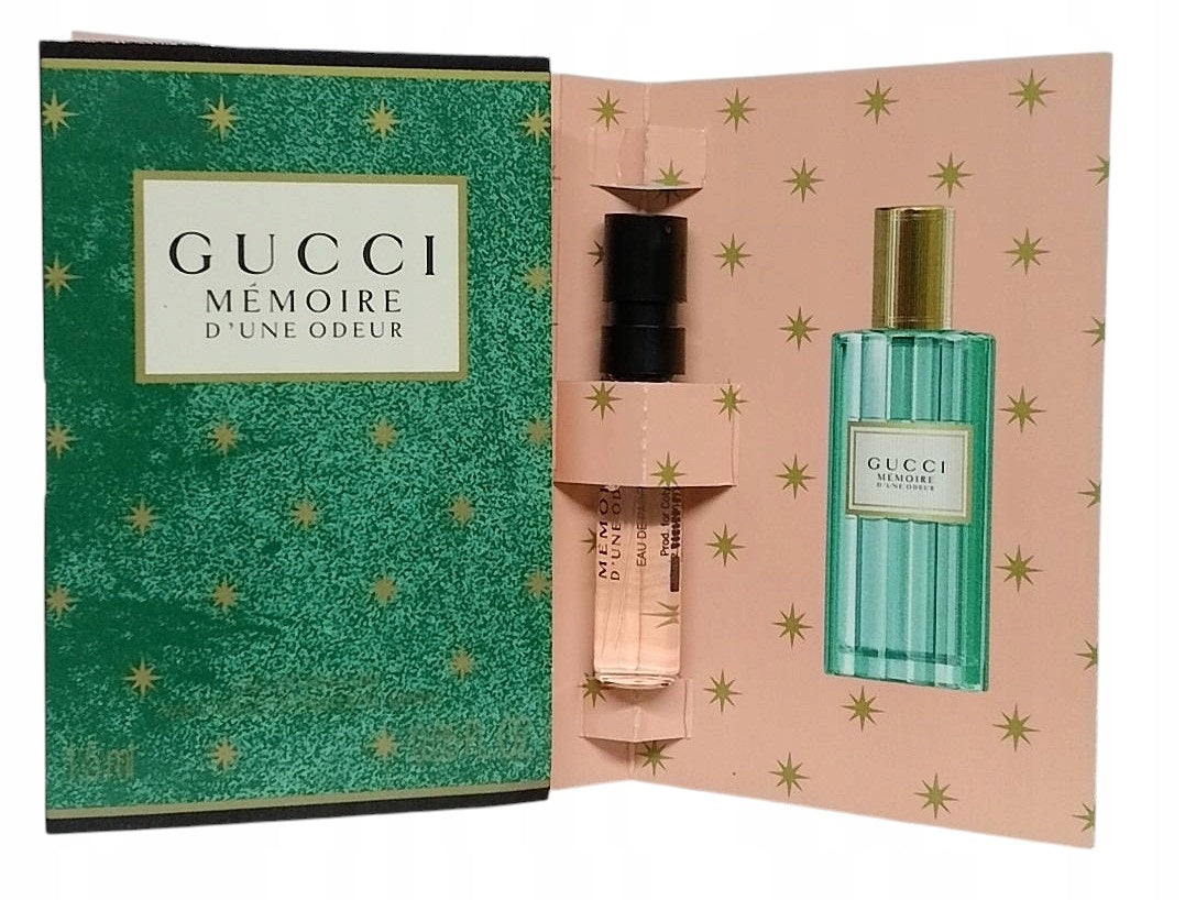 Gucci Memoire d' Une Odeur de Gucci Parfums mostru oficial de parfum 1,5 ml 0,05 fl. oz. parfum întrerupt