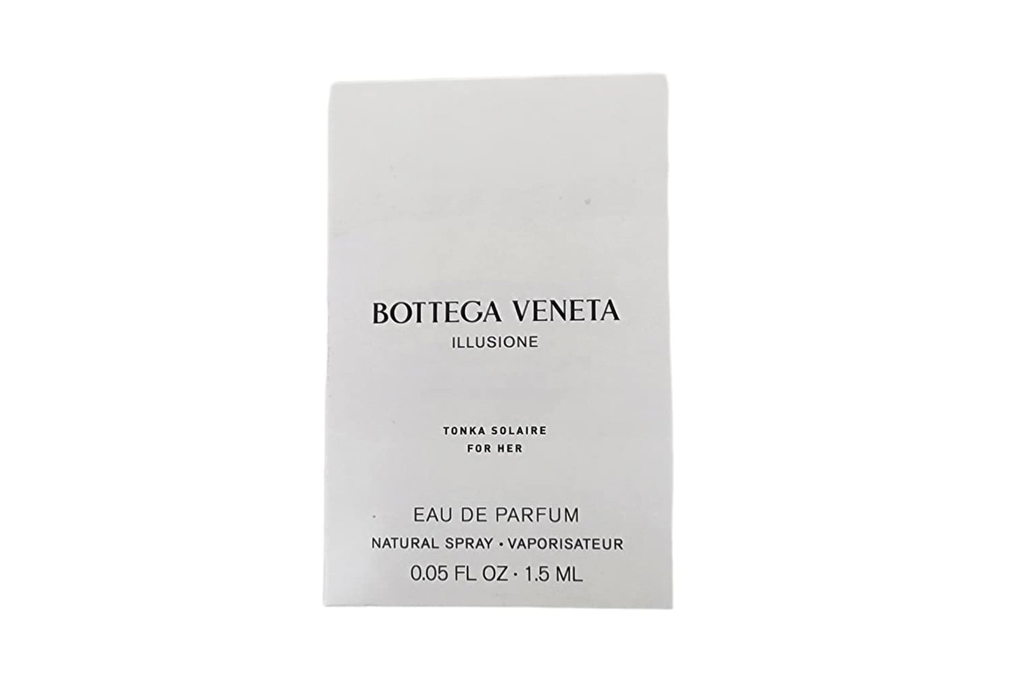 Bottega Veneta Illusione Tonka Solaire 1,5 ml 0,07 fl. oz. probă oficială de parfum