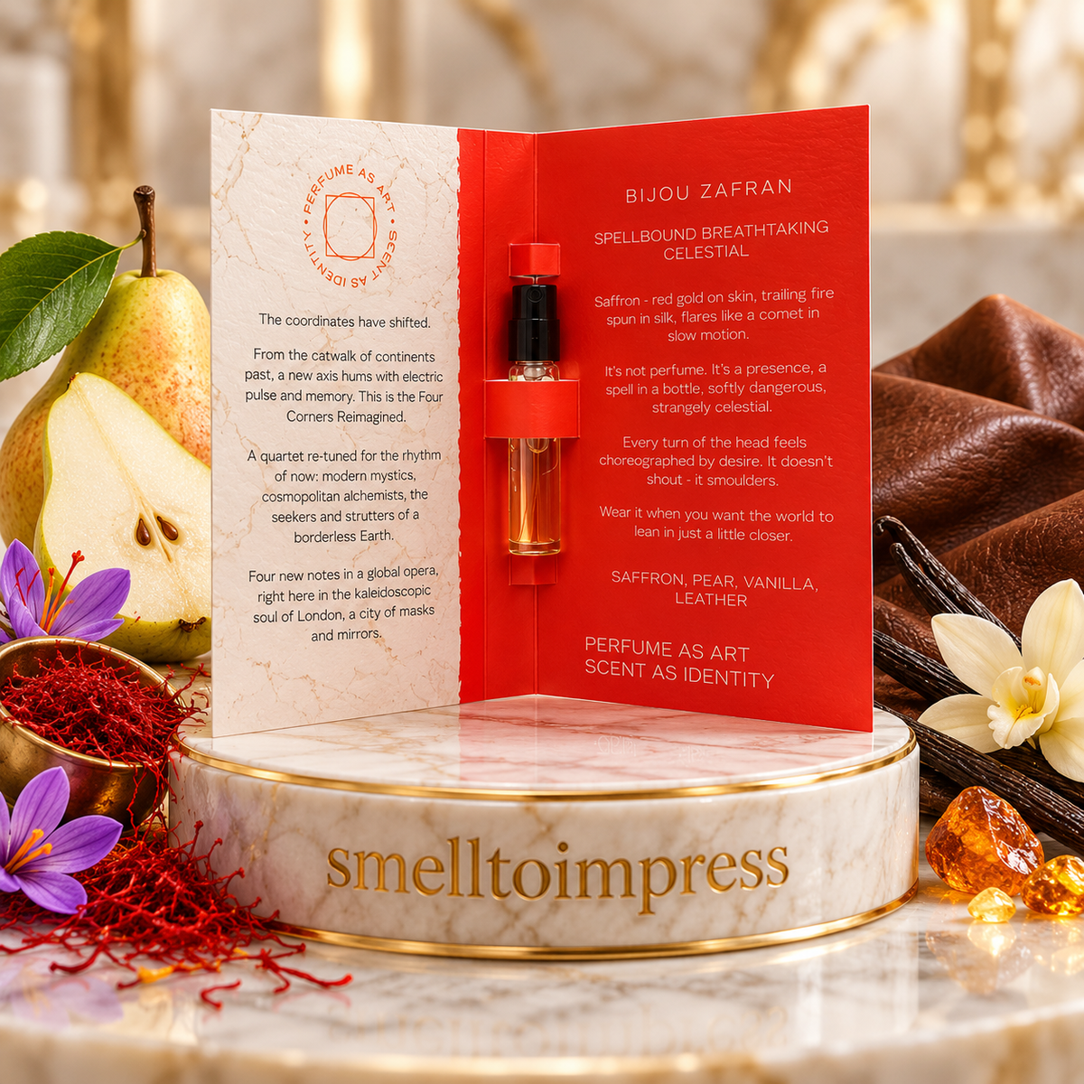 Mostră oficială de parfum Ormonde Jayne Bijou Zafran 2,5 ml de la Smelltoimpress