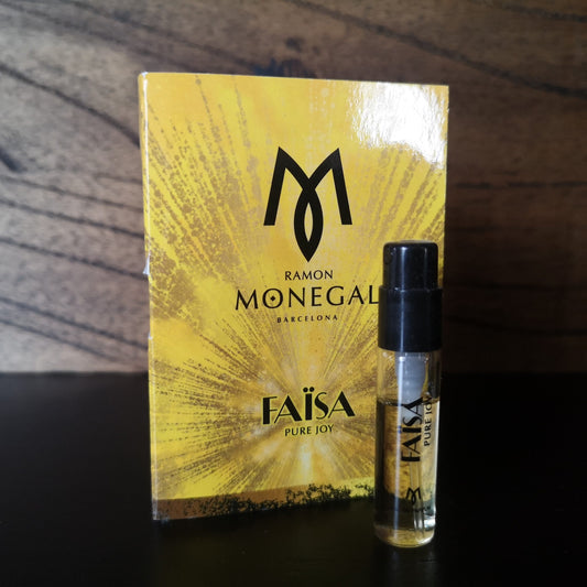 Ramon Monegal Faisa Pure Joy probă oficială de parfum 2ml 0.06 fl.o.z. tester de parfumuri