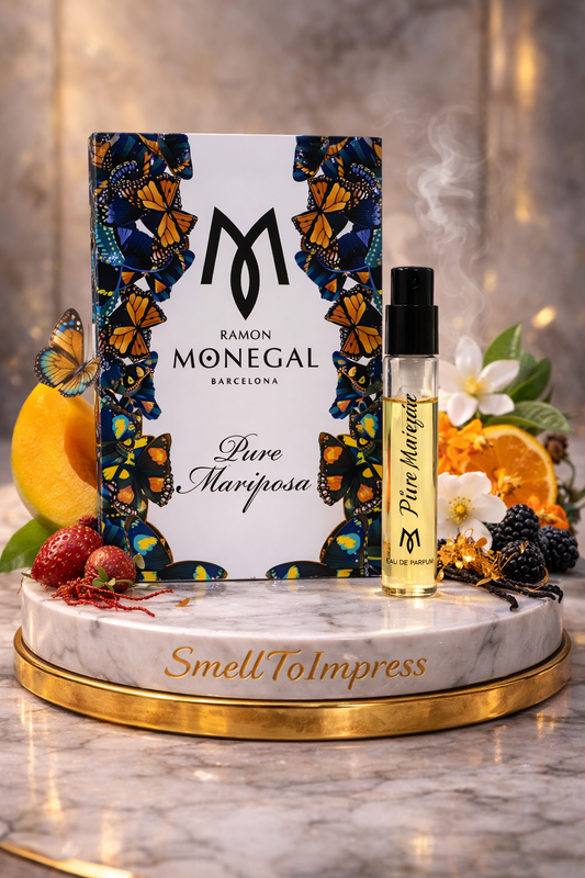 Ramon Monegal Pure Mariposa 2ml 0.06 fl. oz. tester oficial de mostre de parfum
