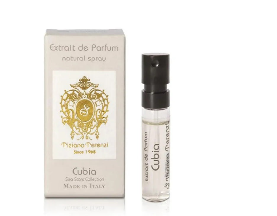 TIZIANA TERENZI Cubia Extrait de parfum 0,05 OZ 1,5 ML mostre oficiale de parfum