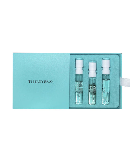 Set de mostre Tiffany & Co.: EDP pentru Ea 1,2 ml + EDP Rose Gold 1,5 ml + Rose Gold Intense 1,5 ml