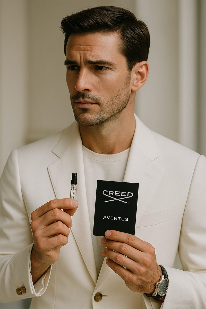 mostră oficială de parfum Creed Aventus pentru bărbați 1.7ml 0.05 oz. tester de parfum