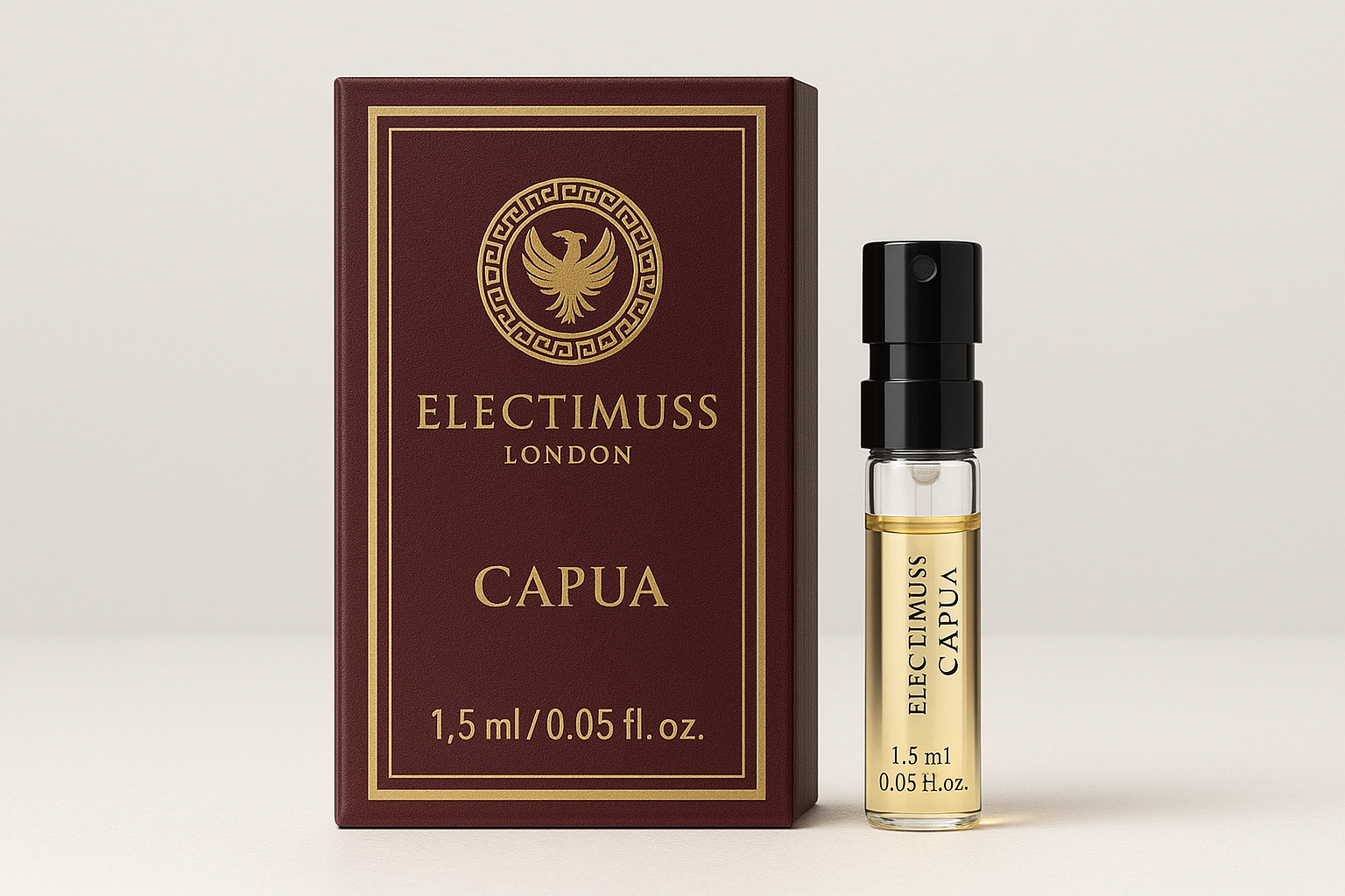Electimuss London Puritas 1,5 ml 0,05 fl. oz. mostra oficială de parfum