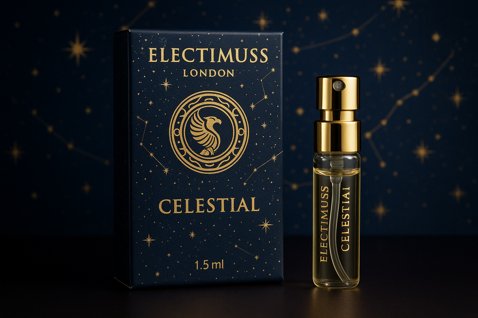 Electimuss London Celestial 1,5 ml 0,05 fl. oz. mostras oficial de parfum