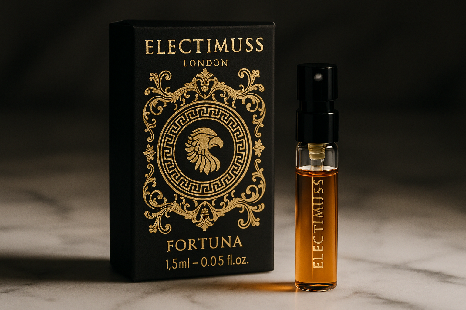 Electimuss London Fortuna 1.5ml 0.05 fl. oz. mostră oficială de parfum
