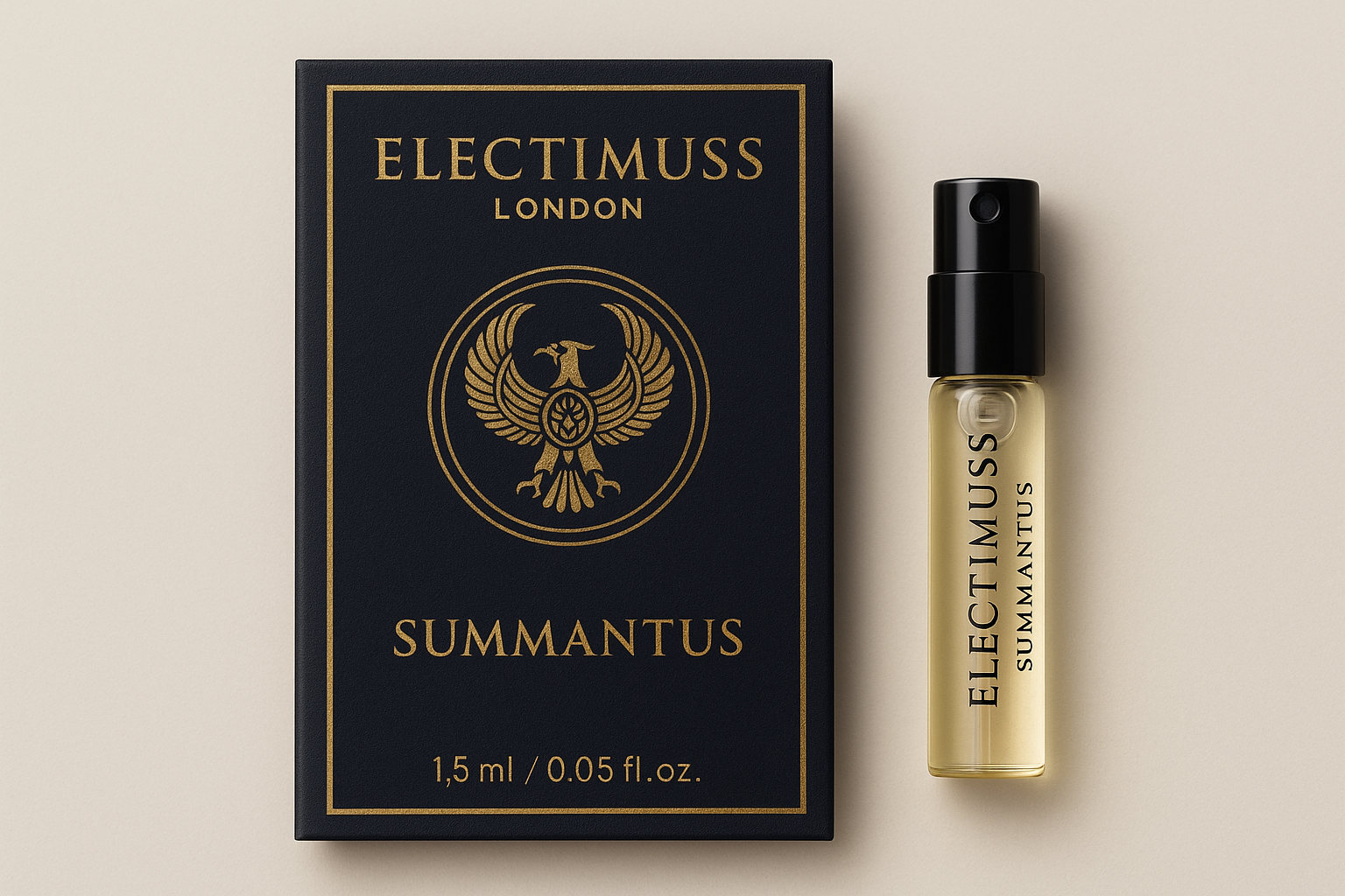 Electimuss London Summantus 1.5ml 0.05 fl. oz. mostră oficială de parfum