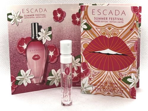 Escada Summer Festival ediție limitată 1,2 ml 0,04 fl. oz. mostre oficiale de parfum