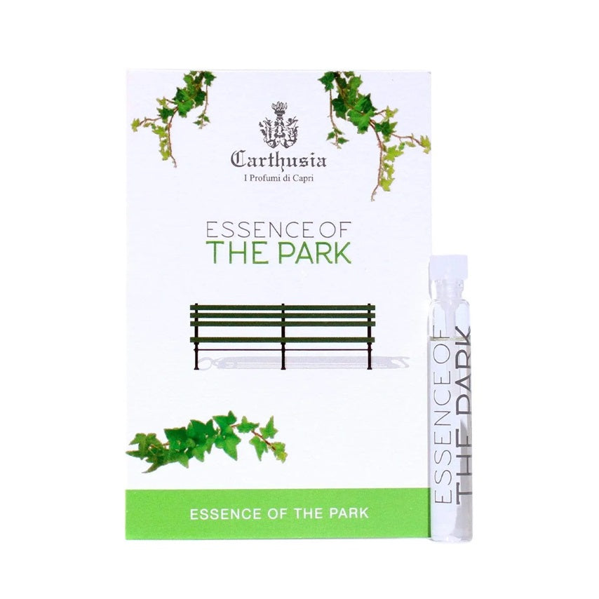 mostră oficială de parfum Carthusia Carthusia Esența parcului mărime 2ml 0,06 oz.