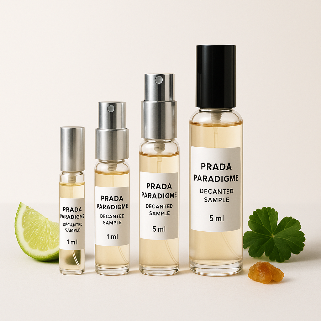 Mostre de parfum Prada Paradigme