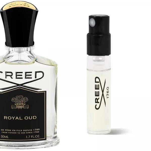 Îmbunătățește-ți jocul olfactiv cu luxosul Creed Royal Oud edp. Încearcă-l cu mostra oficială de parfum de 2 ml (0,06 fl. oz.) înainte de a te angaja să cumperi sticla întreagă. Ridică-ți simțurile cu acest parfum uimitor.