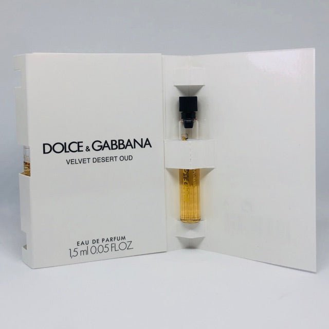 Velvet Desert Oud de la Dolce & Gabbana 1,5 ml 0,05 fl. oz. probă oficială de parfum
