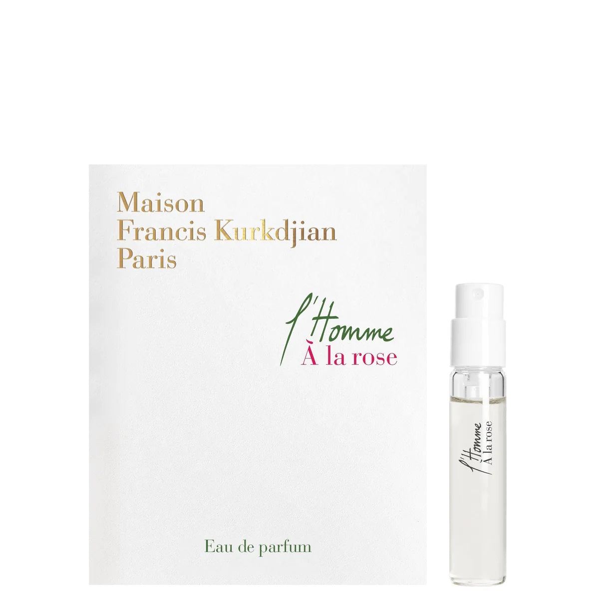 Maison Francis Kurkdjian L'Homme A la Rose 2ml 0,06 fl. oz. mostre oficiale de parfum