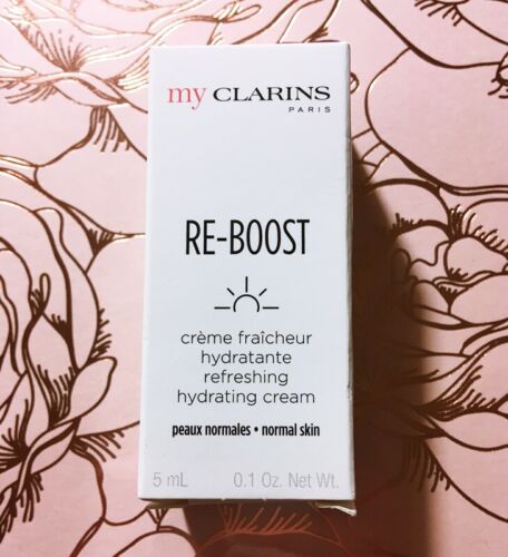 Mini probă de îngrijire a pielii Clarins Re-Boost cremă hidratantă revigorantă 5ML 0,1 oz. piele normală