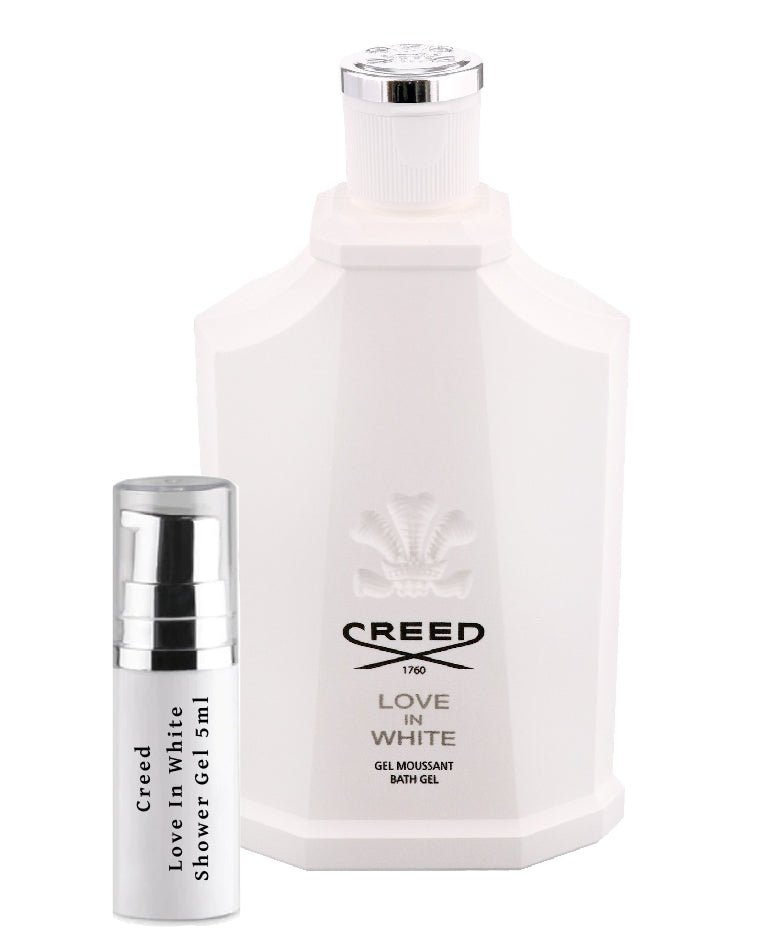 Mostre de gel de duș Creed Love In White