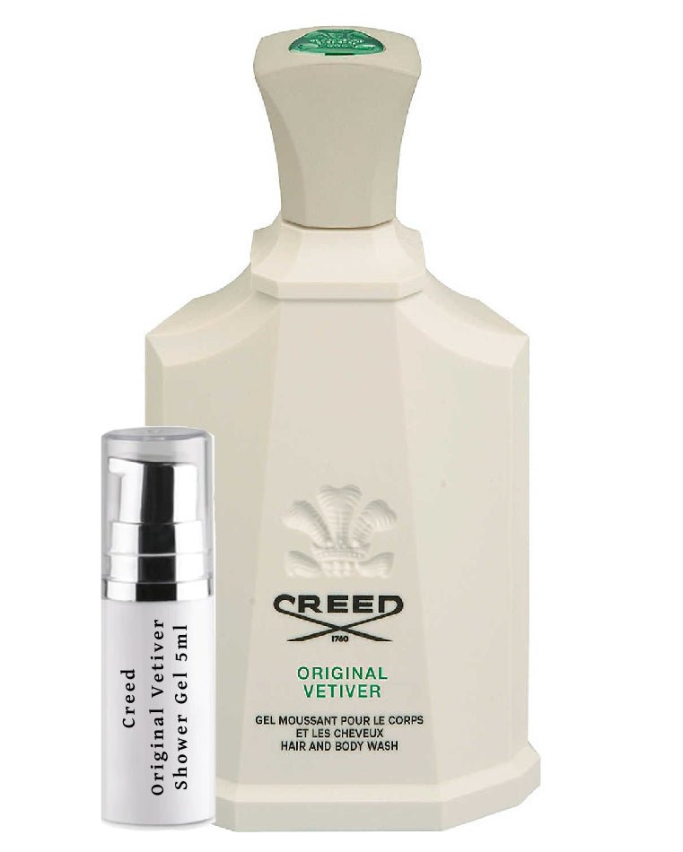 Mostre de gel de duș Creed Original Vetiver - Gel de duș Creed Original Vetiver - creed - 5ml - miros pentru a impresiona